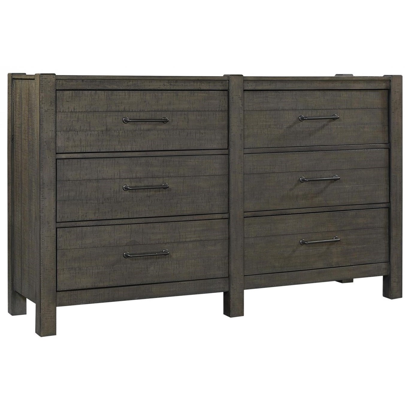 Dark brown hotsell and white dresser